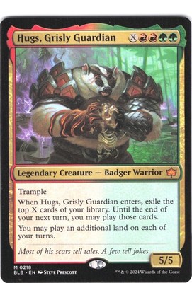 Hugs, Grisly Guardian #218 Bloomburrow Regular Mythic