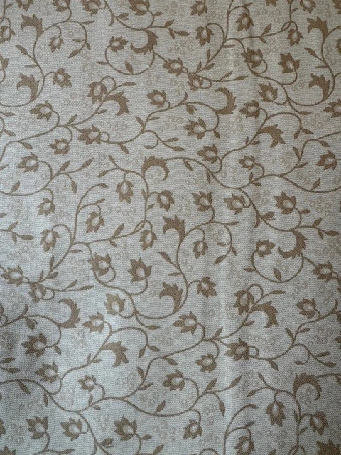 Tela Moda PALITOS Y PIEDRAS por cesta de lavandería NUEVO 1 yarda cortes neutros #42214 Foto 2 de 3