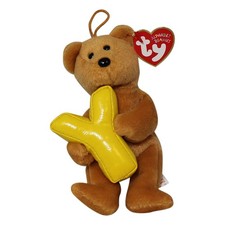 Ty Beanie Baby Y - MWMT (Bear Letter Alphabet)