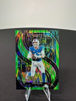 2024 Panini Select - Premier Josh Allen #122 Neon Green Shock /499 Bills