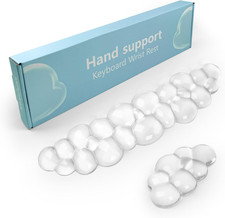 Gel Cloud Keyboard and Mouse Wrist Rest, Cute Wrist Support and Arm Support Keyb