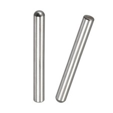 8x70mm Dowel Pins, 2pcs Round Head Flat Chamfered End Dowel Pin