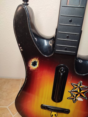 Red Octane Guitar Hero Sunburst Wireless Guitar PS2 Model: 95449.805 - No Dongle - Picture 9 of 21