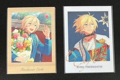 Japanese Anime Game Ensemble Stars Eichi Tenshouin Pasha Card Set of 2