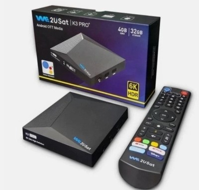 We2uSat K3 Pro+ Android TV Box | Authorized Distributor MAKE OFFER 