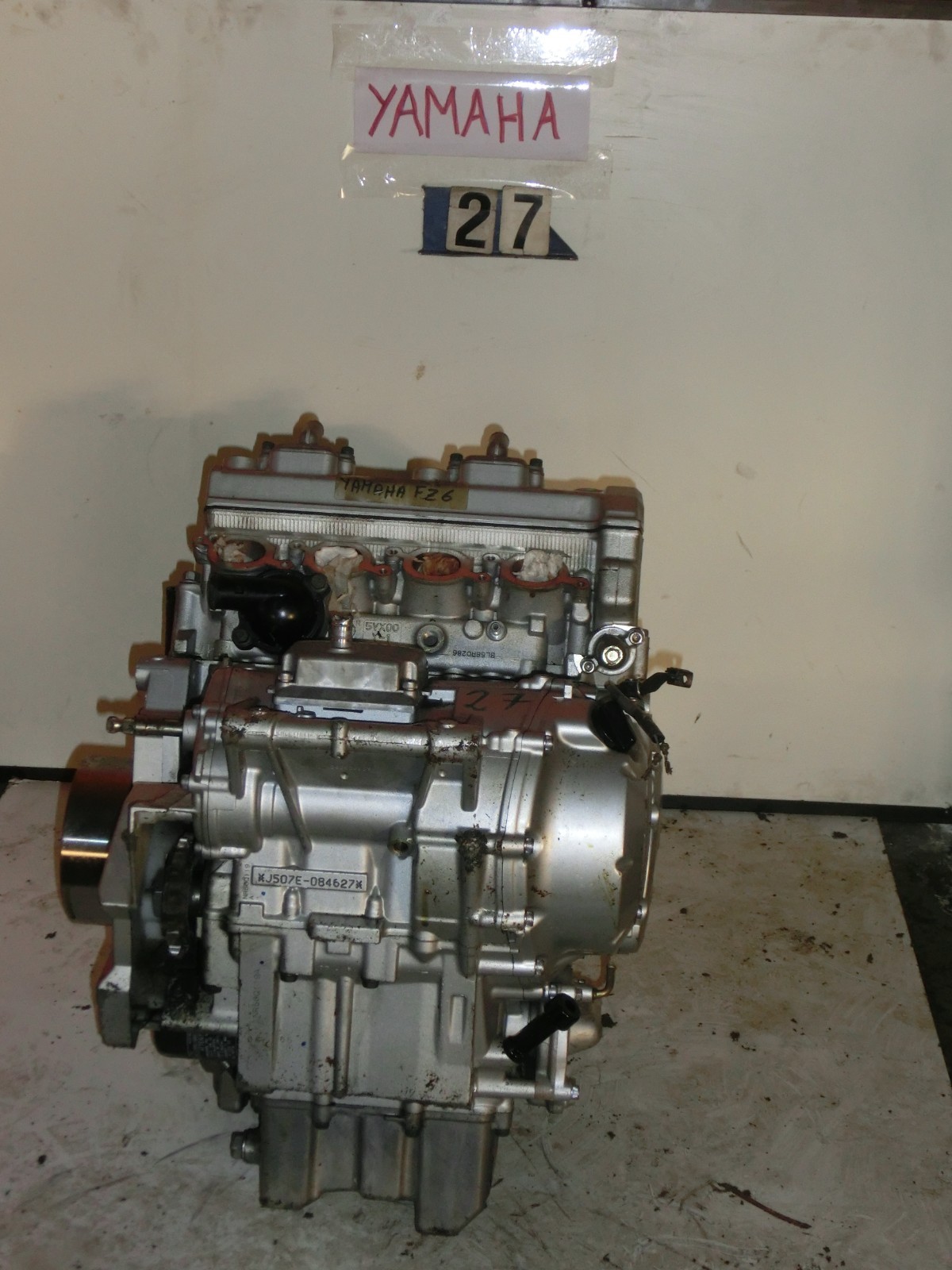 [27] MOTORE COMPLETO YAMAHA FZ6 FAZER 600 DEL 2003-2005 J507E 084627 FUNZIONATE