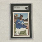 1989 Bowman #220 Ken Griffey Jr. Seattle Mariners Rookie Card Graded By SGC 8