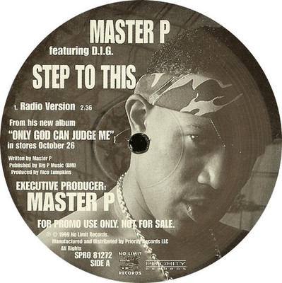Master P Featuring D.I.G. - Step To This (12'', Single, Promo) (Very Good Plus (V