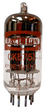 PROBADO RAYTHEON CK5751 TUBO PLACA NEGRA MOLINO DE VIENTO GETTER (MENOR GANANCIA 12AX7)