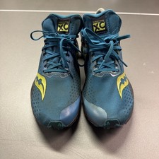 Saucony Kilkenny XC8 Cross Country Mid Distance Track Spikes BLUE 10 Men  s