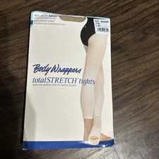 Body Wrappers total STRETCH tights Convertible Foot LGE/XLG A31/A31X Adult Tan