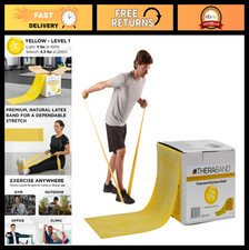 Light Resistance Band 50-Yard Roll - Elastic for Strength Training, Yoga, Pilate