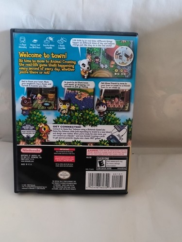 Animal Crossing (Nintendo GameCube, 2002) With Manual, No Memory Card - Picture 3 of 3