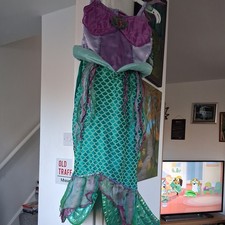 Disney Princess Ariel Little Mermaid Dress Size 5-6 Years Costume Dress Up