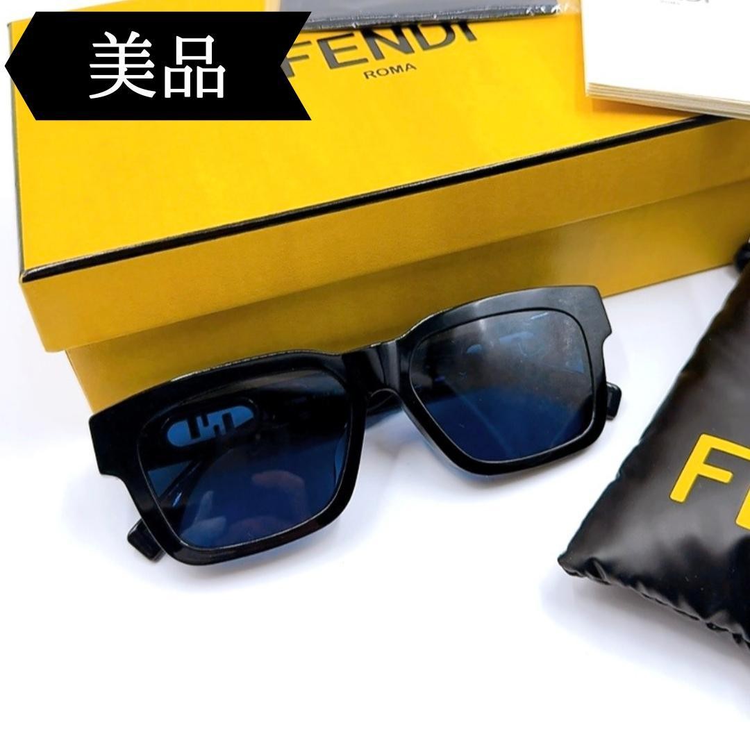 Fendi FE40107F Orlock Black Sunglasses Like New Brand