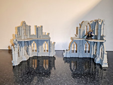 Wargaming Terrain Modular Ruined Building Compatible With Warhammer 40k/Tabletop
