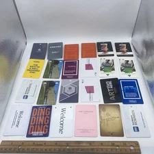 Hotel Room Key Card Lot Of 24 Langham Aloft Hyatt French Lick Best Western Mixed