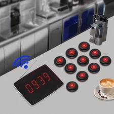 Wireless Calling System Nurse System Caregiver Pager For Restaurant Hospital