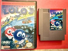 Adventures of Lolo 3 NES Nintendo Entertainment System Console Game Cart + Box