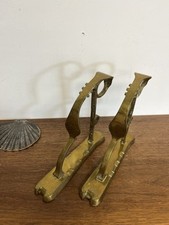 Antike Halterung Gardinenstange Jugendstil Vorhang  Art Nouveau Messing 5641.5