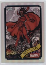 2025 Topps Chrome Marvel Comics Refractor Mephisto #102 1h1d