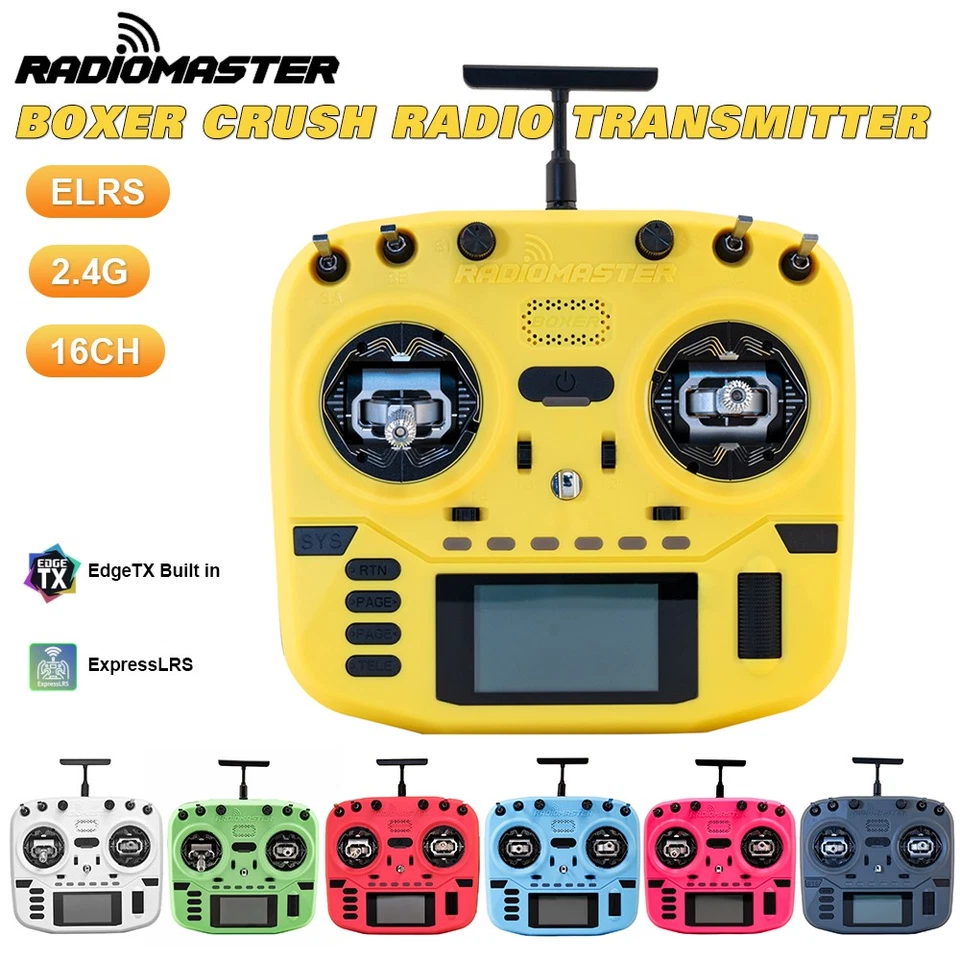 RadioMaster Boxer Crush Radio Sender 2.4G 16CH M2 ELRS Hall Gimbal Controller - Bild 4 von 4