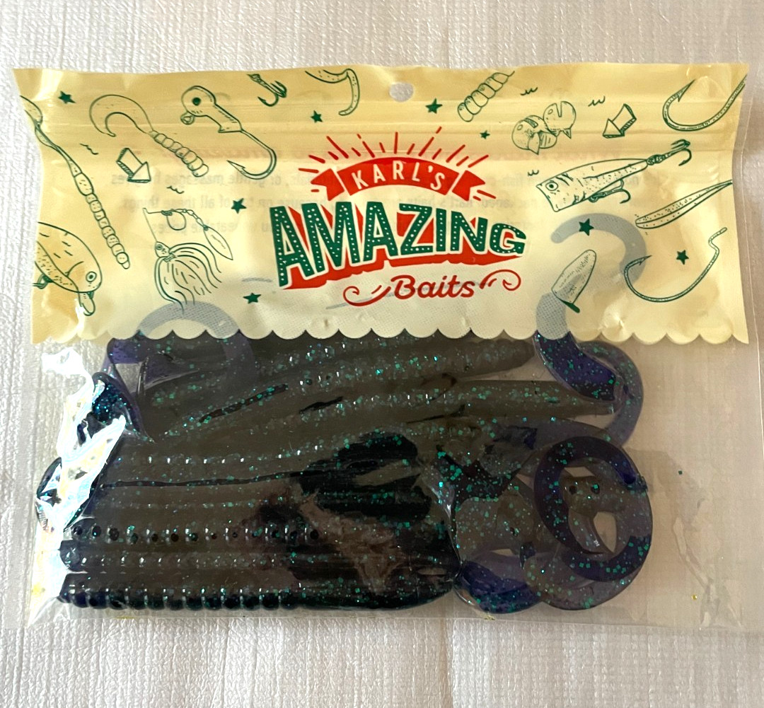 7 PCS LOT OF FISHING LURES UNOPENED SHUR STRIKE STRIKE KING KARLS EXORIBBON  - Image 4