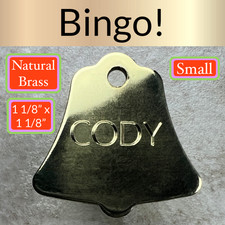 Custom Engraved Dog Tags Personalized Dog Collar Pet Tags Engraved ID BRASS BELL