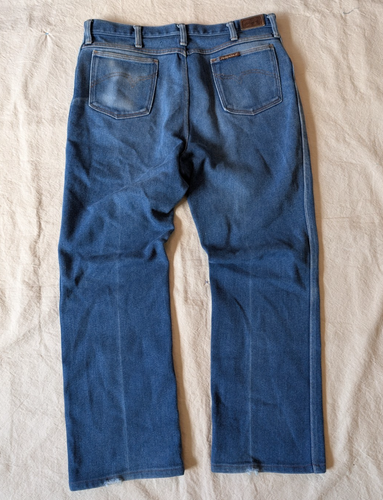 Sedgefield Denim Vintage 70s Men's Classic Straight Leg Jeans Western USA 34 - Picture 3 of 9