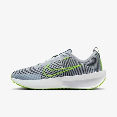 Nike Herren Grau Interact Run Straße Laufschuhe Turnschuhe UK 9 NEU Ref 2071