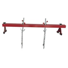 1100 Lb 59" Engine Support Bar Dual Hook Transverse Lift Hook Cross Hoist Motor