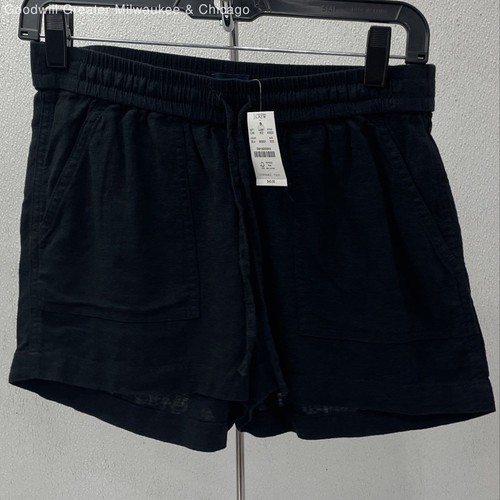 NWT J.Crew Women's Size XXS Black Shorts