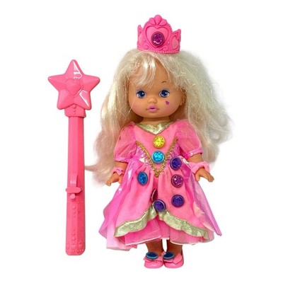 Mattel Lil Miss Magic Jewels Doll 1991 w/ Wand, Crown, Jewels GUC