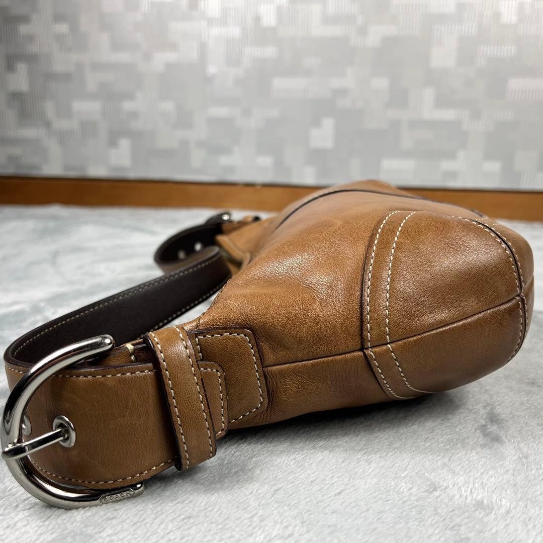 Coach Hobo Hand Bag Brown thumbnail 3