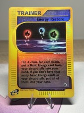 Pokemon E-Reader Energy Restore 141/165 Expedition Base Set Reverse Holo LP on eBay