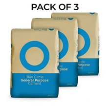 3 x 25kg General Purpose Grey Cement – Concrete, Mortar, Screed & Bricklaying