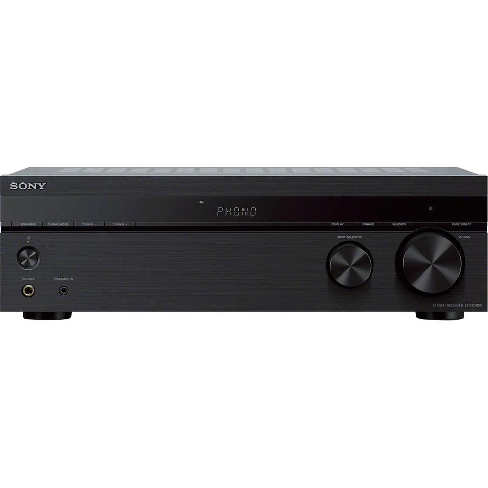 Sony STRDH190 2-Ch Stereo Receiver with Phono Inputs and Bluetooth 2018