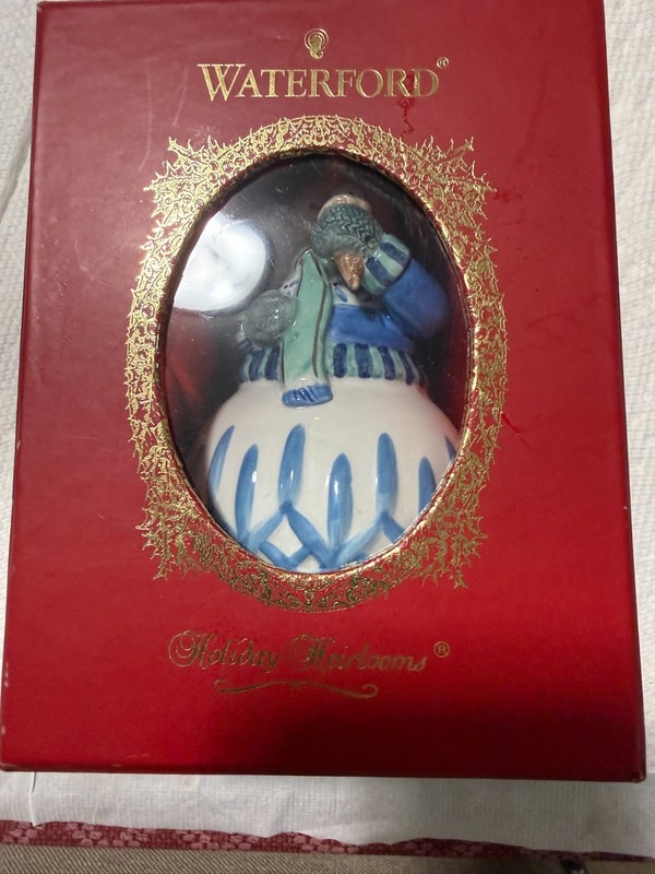 Waterford Holiday Heirloom Lismore Lyle Bell 2005 Snowman