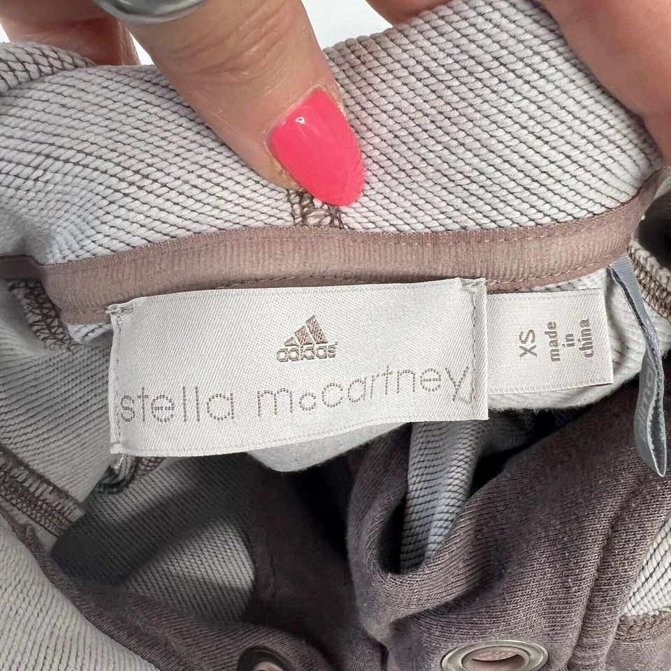 Adidas by Stella McCartney Talla XS Essentials Sudadera con Capucha Antro Cremallera Completa Sudadera Foto 2 de 4