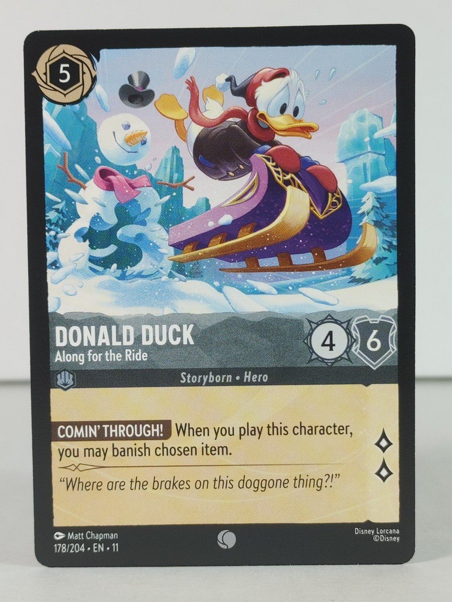 Donald Duck - Along for the Ride - Winterspell #178 - LORCANA