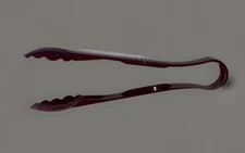 Lot of 10 Cambro TG120 Camwear 12" Serving Tong Flat Grip Dark Red Utensil