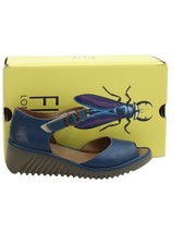 FLY London Women's Sandals UK 6 Blue 100% Other Strappy
