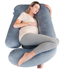Pregnancy Pillow, Full Body 57 Inch Maternity Pillow with Removable Washable Cov