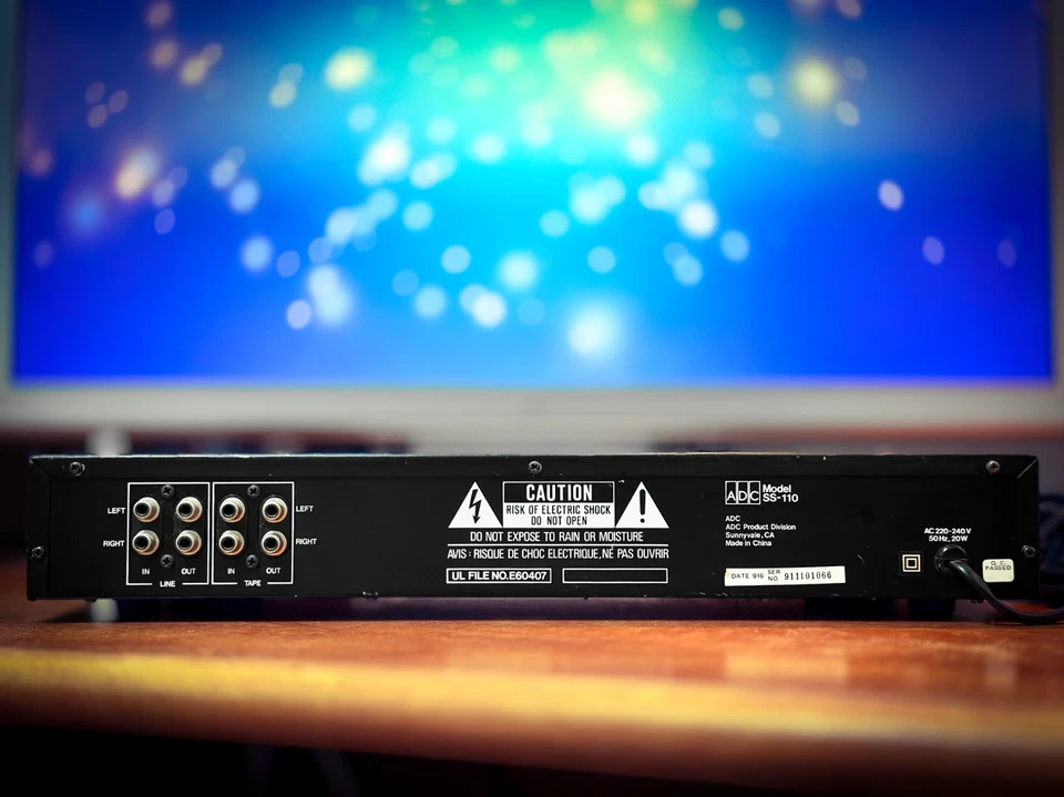 ADC SS-110 🌈RaRe🌈 (1988) Vintage Stereo Frequency Equalizer - Image 4 of 4