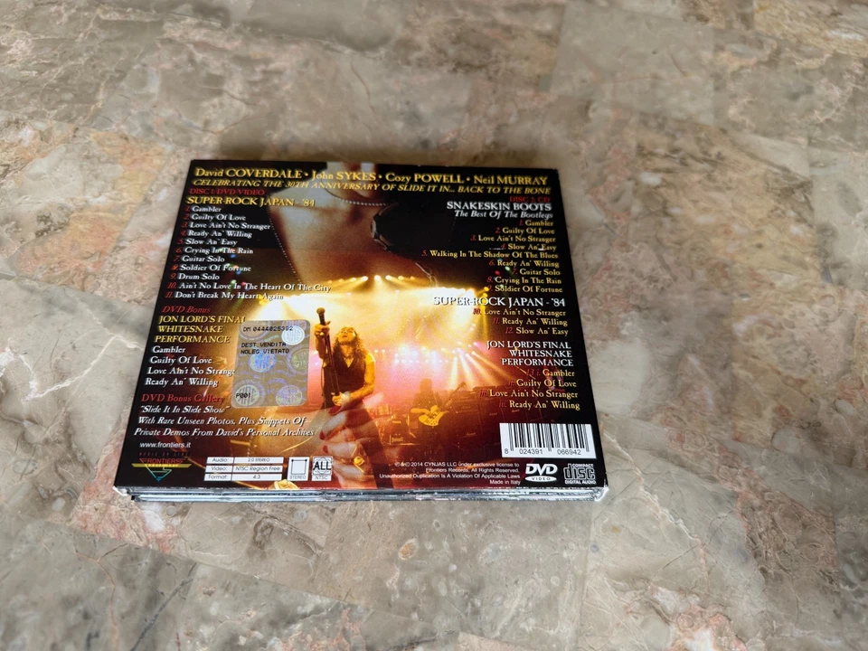 Whitesnake ‎– Live In '84: Back To The Bone CD DVD 2 disc set - Image 4 of 4