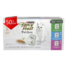 Purina Fancy Feast Gourmet Rice, Chicken Variety Pack Wet Cat Food - 12pk