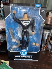 DC Multiverse Superman Black Suit Variant Action Figure McFarlane Toys New 7in