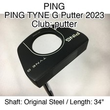 PING PING TYNE G Putter 2023 putter Putter 34" Original Steel Right-Handed