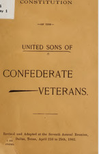 Constitution Of The United Sons Of Confederat...