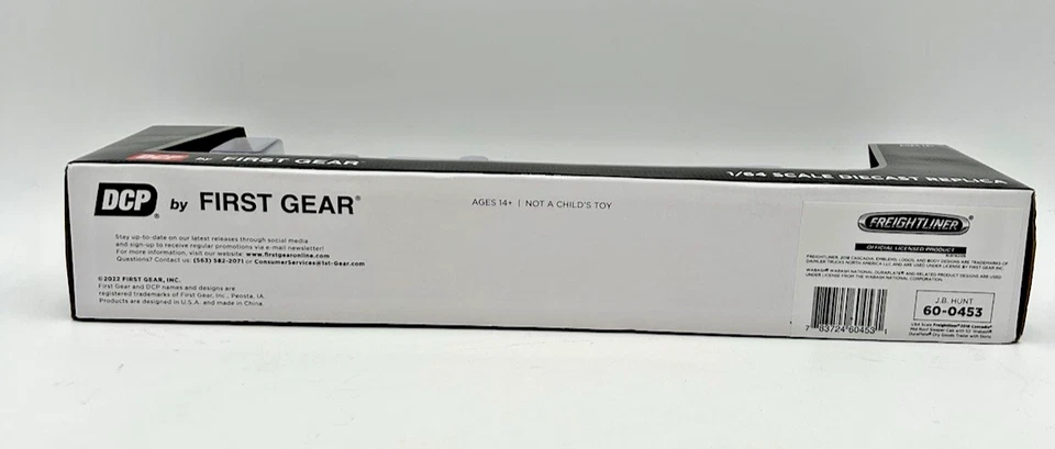 Tractor/remolque DCP by First Gear 1:64 J.B.Hunt Freightliner. Nuevo Foto 3 de 4